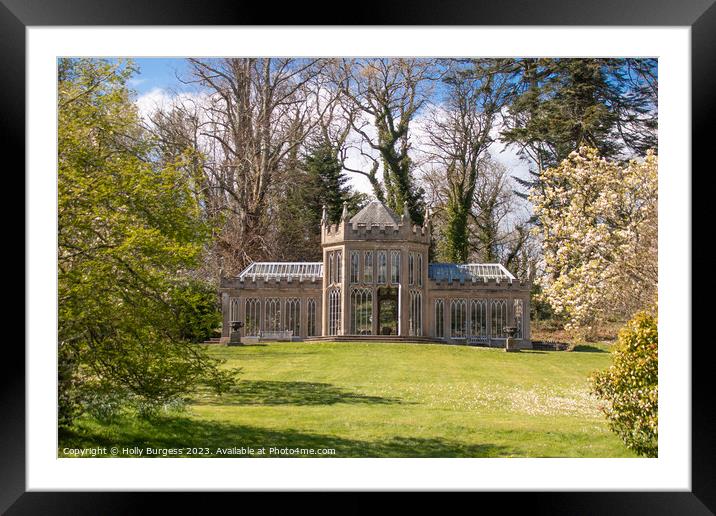 Camellia House in the grounds of Culzean Castle  Framed Mounted Print by Holly Burgess