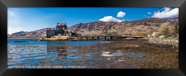 'Iconic Eilean Donan: Scotland's Photographic Jewe Framed Print by Holly Burgess