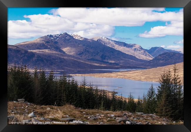 Captivating Glengarry Pass: Scotland's Hidden Gem Framed Print by Holly Burgess