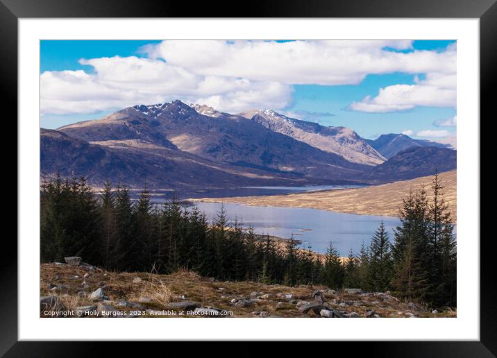 Captivating Glengarry Pass: Scotland's Hidden Gem Framed Mounted Print by Holly Burgess