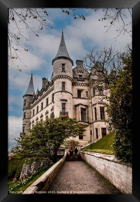 Dunrobin Castle home in Sutherland in Highlands Scotland  Framed Print by Holly Burgess