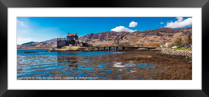 Castle Eilean Donan Scotland  Framed Mounted Print by Holly Burgess