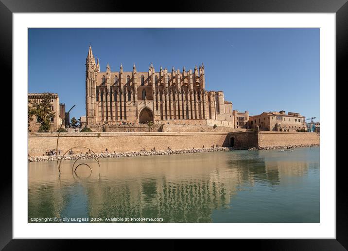 Palma Cathedral  Framed Mounted Print by Holly Burgess
