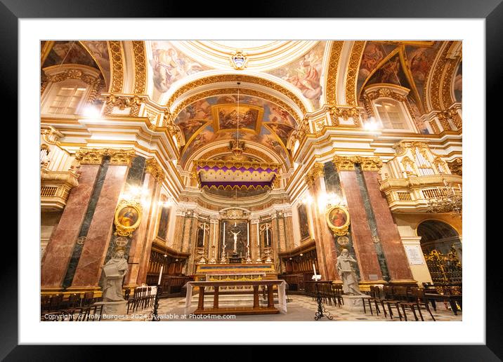 Metropolitan Cathedral of Saint Paul Framed Mounted Print by Holly Burgess