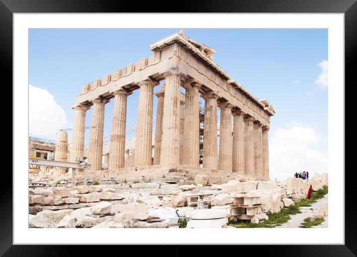  Acropolis of Athens Framed Mounted Print by Holly Burgess