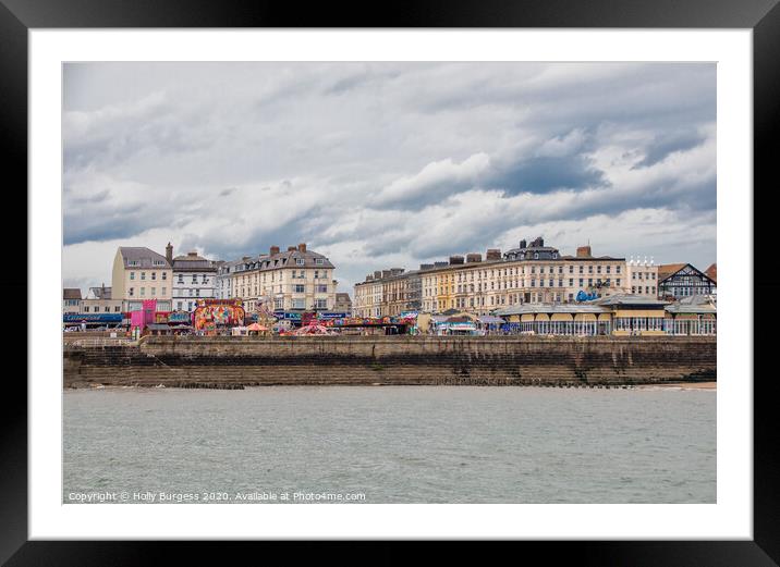 Bridlington Town Framed Mounted Print by Holly Burgess