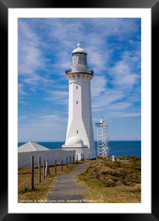 Beacon of Phillip Island: Australia's Coastal Gem Framed Mounted Print by Holly Burgess