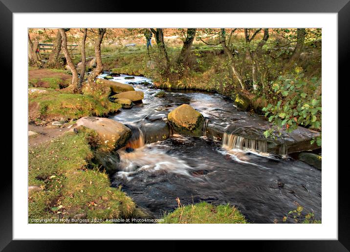 PADLEY GORGE Framed Mounted Print by Holly Burgess