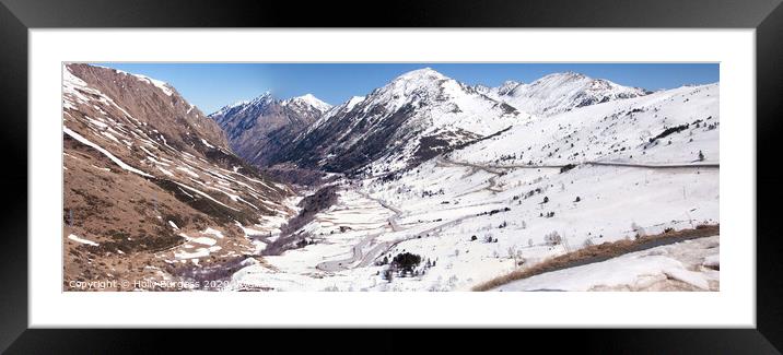 Spellbinding Andorran Alpine Escape Framed Mounted Print by Holly Burgess