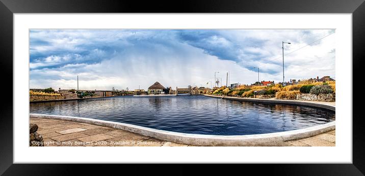 Great Yarmouth Boating lake,  known as Venice boating lake  Framed Mounted Print by Holly Burgess