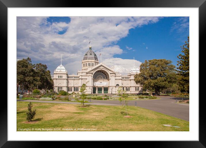 Melbourne Museum Australia   Framed Mounted Print by Holly Burgess