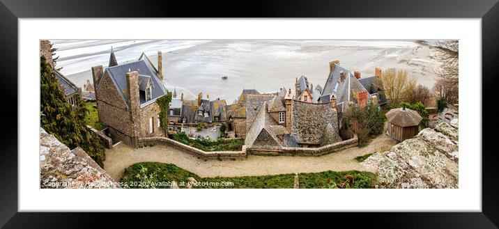 France's Enchanting Island Fortress Framed Mounted Print by Holly Burgess