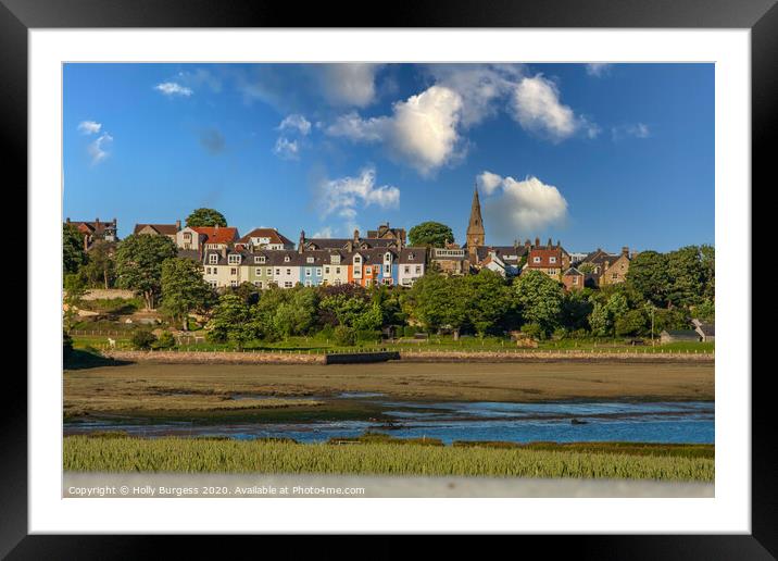 Almouth, northumberland Framed Mounted Print by Holly Burgess