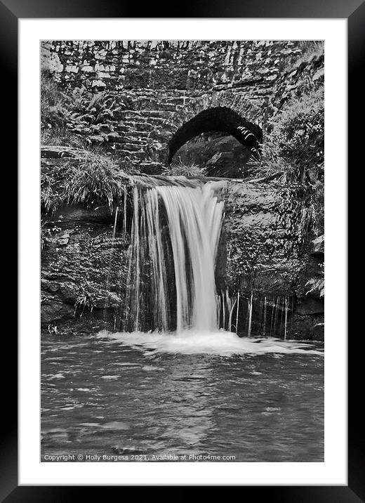 Three Shires head, Derbyshire, Cheshire, Staffordshire,  Framed Mounted Print by Holly Burgess