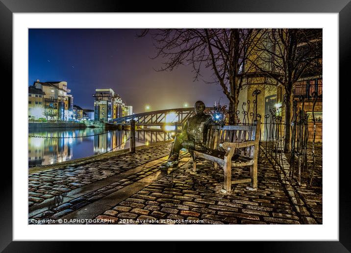 leith statue Framed Mounted Print by D.APHOTOGRAPHY 