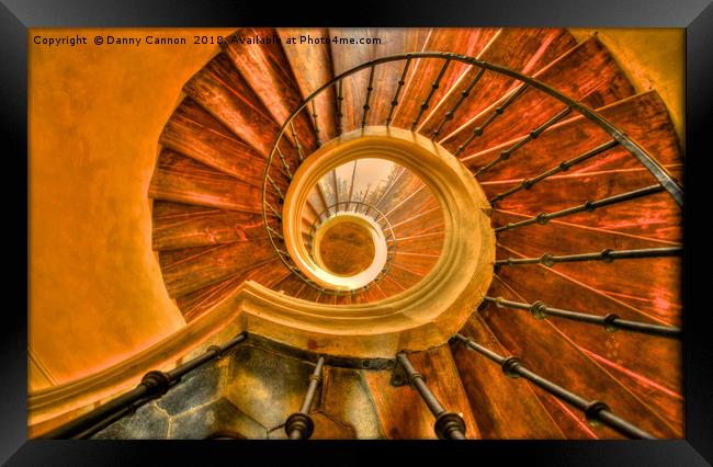 Staircase Framed Print by Danny Cannon