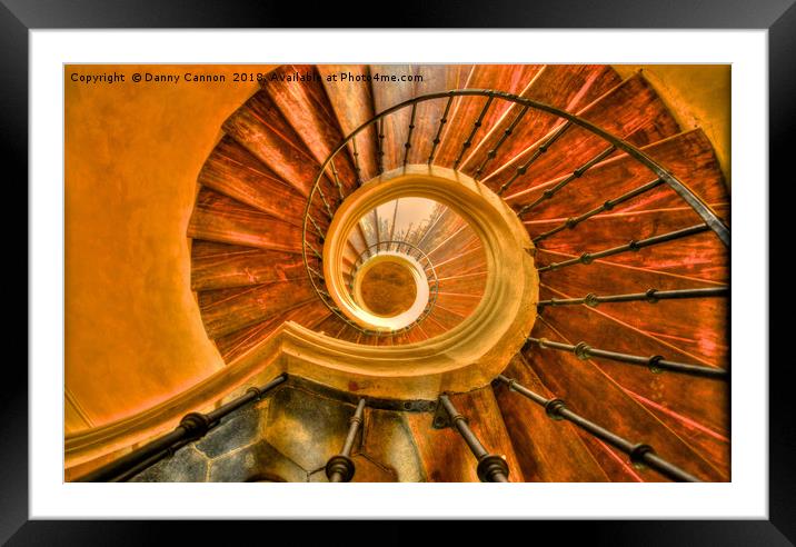 Staircase Framed Mounted Print by Danny Cannon