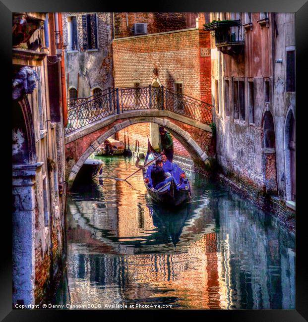 Venice Waterways Framed Print by Danny Cannon