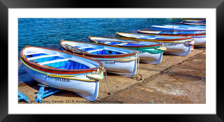 Boats Framed Mounted Print by Danny Cannon