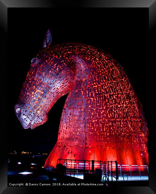 The Kelpies Framed Print by Danny Cannon