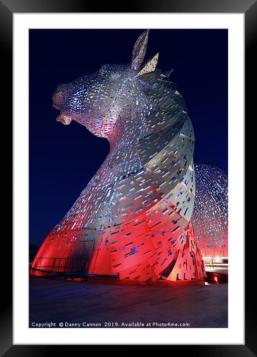 Kelpies Framed Mounted Print by Danny Cannon