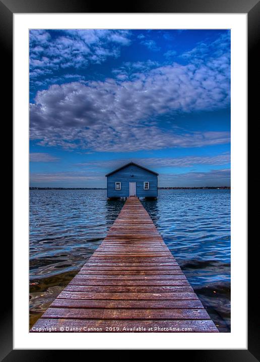 Boat Shed Framed Mounted Print by Danny Cannon