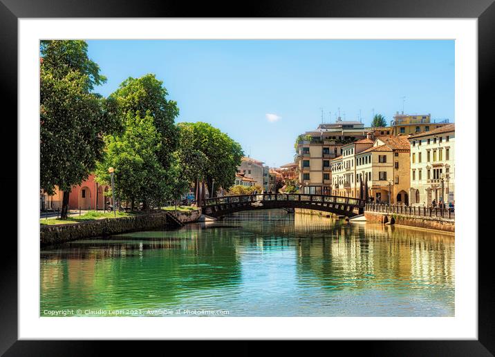 Treviso, city of water #5 Framed Mounted Print by Claudio Lepri
