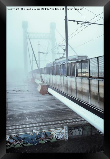 Emerging from the fog v2 Framed Print by Claudio Lepri