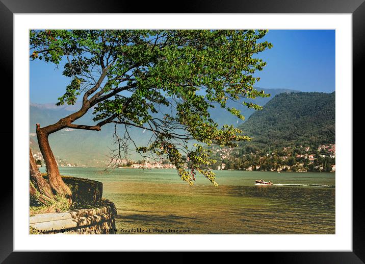 Lake Maggiore, Italy Framed Mounted Print by Claudio Lepri
