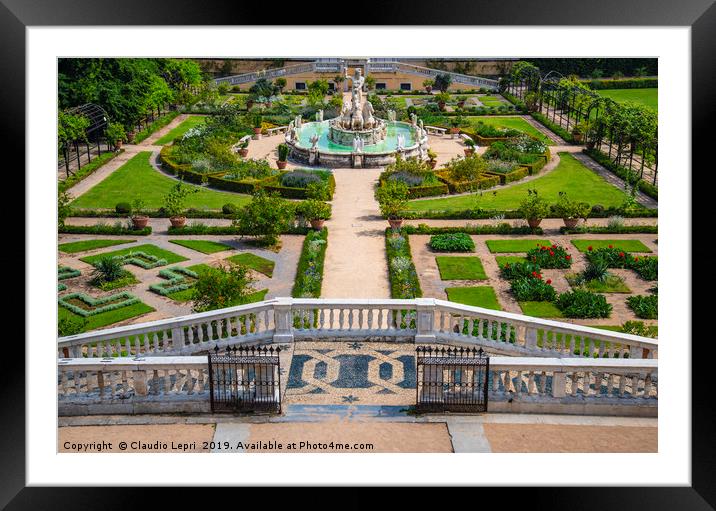 The Prince's Garden Framed Mounted Print by Claudio Lepri