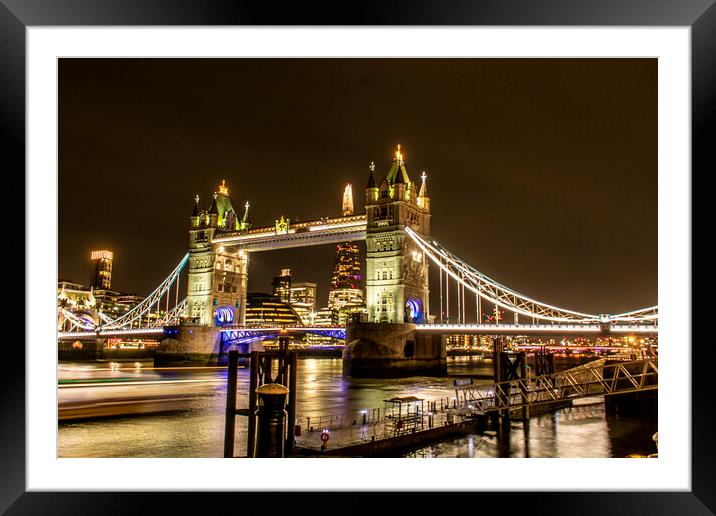 Tower Bridge Framed Mounted Print by robin whitehead