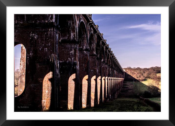 Ouse Valley Viaduct  Framed Mounted Print by robin whitehead