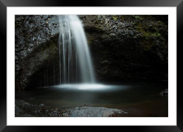 Gaze into the darkness Framed Mounted Print by Emil Vlajic