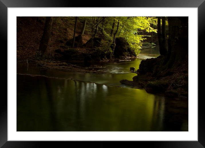 Light Framed Mounted Print by Emil Vlajic