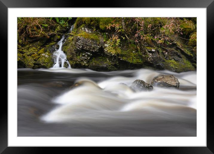 River Falloch Framed Mounted Print by Tony Higginson