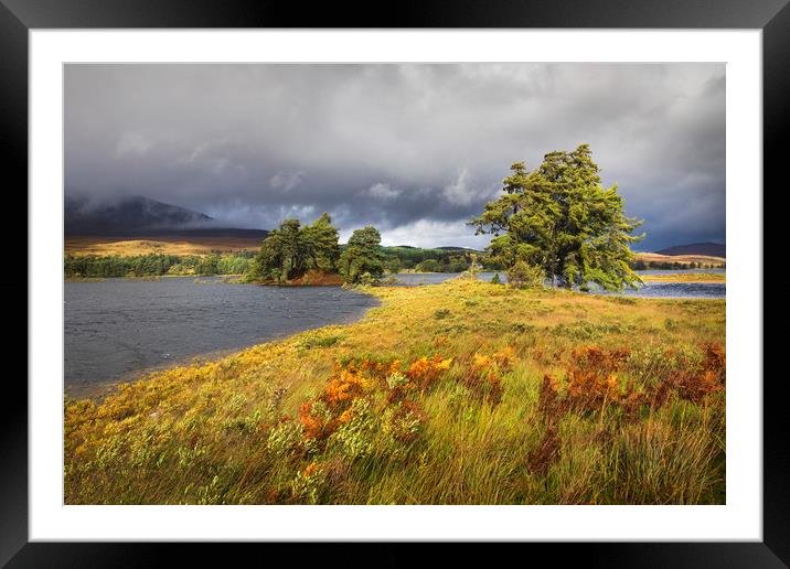 Loch Tulla Framed Mounted Print by Tony Higginson
