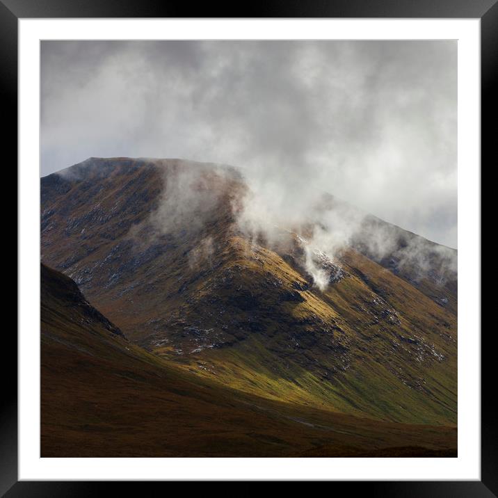 Sron na Creise Framed Mounted Print by Tony Higginson