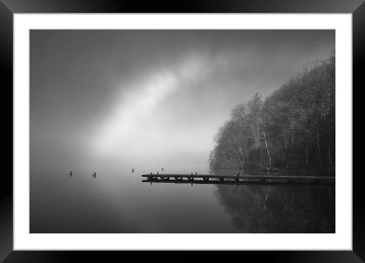 Fogbow over Windermere Framed Mounted Print by Tony Higginson