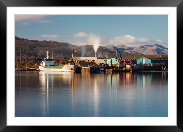 Industry at Fort William Framed Mounted Print by Tony Higginson