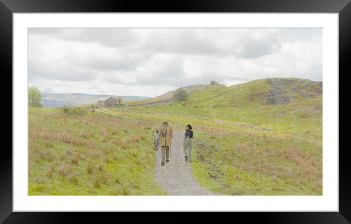 Heading home Framed Mounted Print by Jenny Hibbert