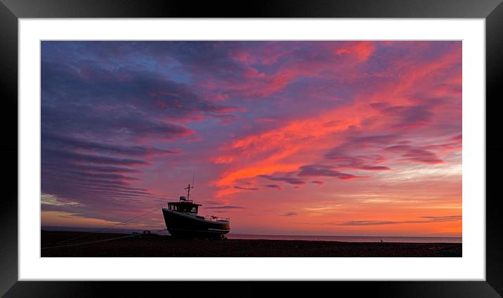 Sunrise at Dungeness Framed Mounted Print by Jenny Hibbert