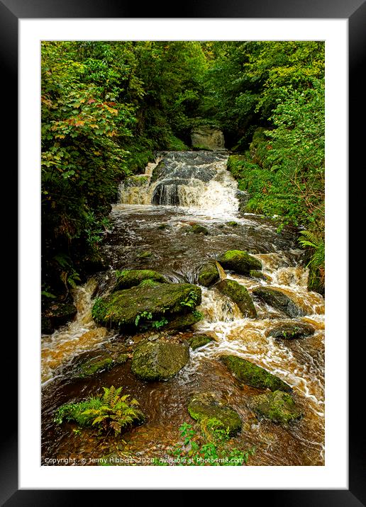 River Lyn Lynmouth Somerset Framed Mounted Print by Jenny Hibbert