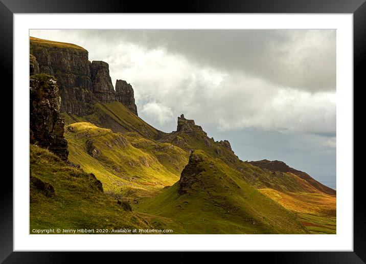Quiraing Framed Mounted Print by Jenny Hibbert