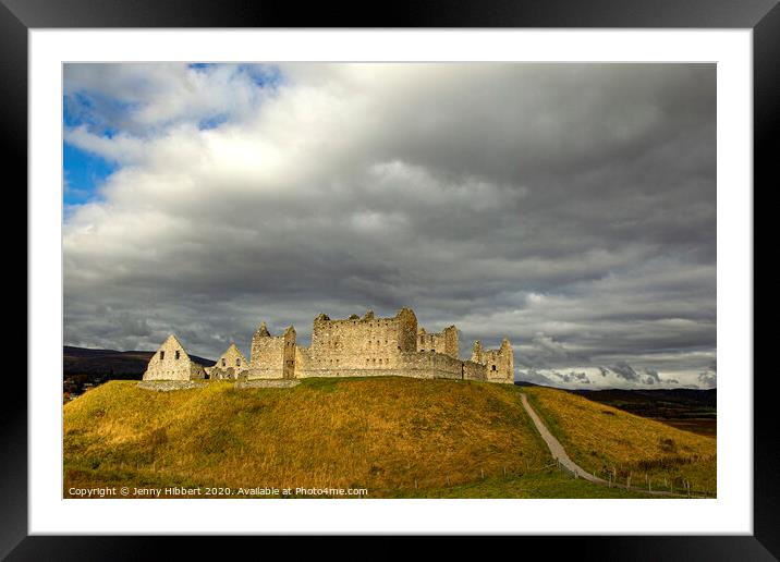 Ruthven Barracks near Kingussie Framed Mounted Print by Jenny Hibbert