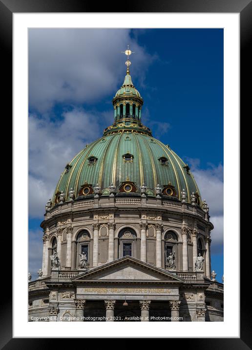 Frederik's Church Copenhagen Framed Mounted Print by DiFigiano Photography