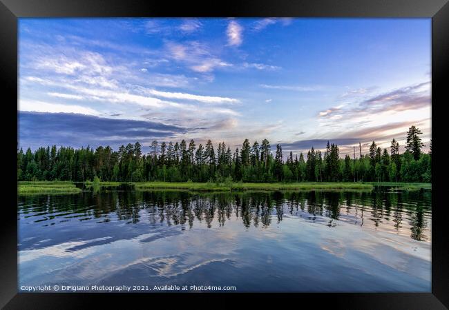 Ramsala Lake Framed Print by DiFigiano Photography