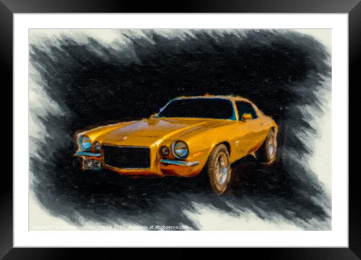 Super Sport Gold Framed Mounted Print by DiFigiano Photography