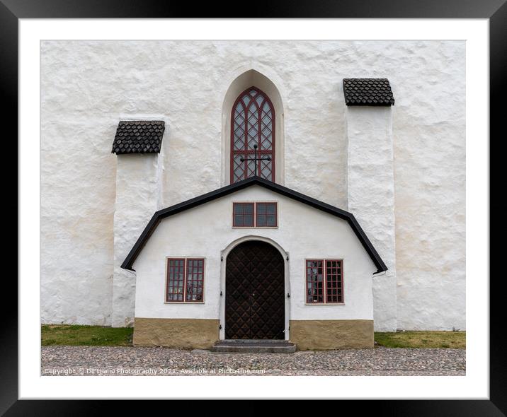 Porvoo Cathedral Framed Mounted Print by DiFigiano Photography