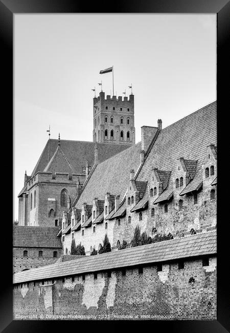 Malbork Castle Framed Print by DiFigiano Photography