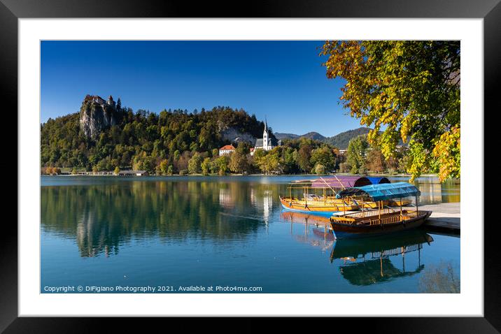 Lake Bled Framed Mounted Print by DiFigiano Photography